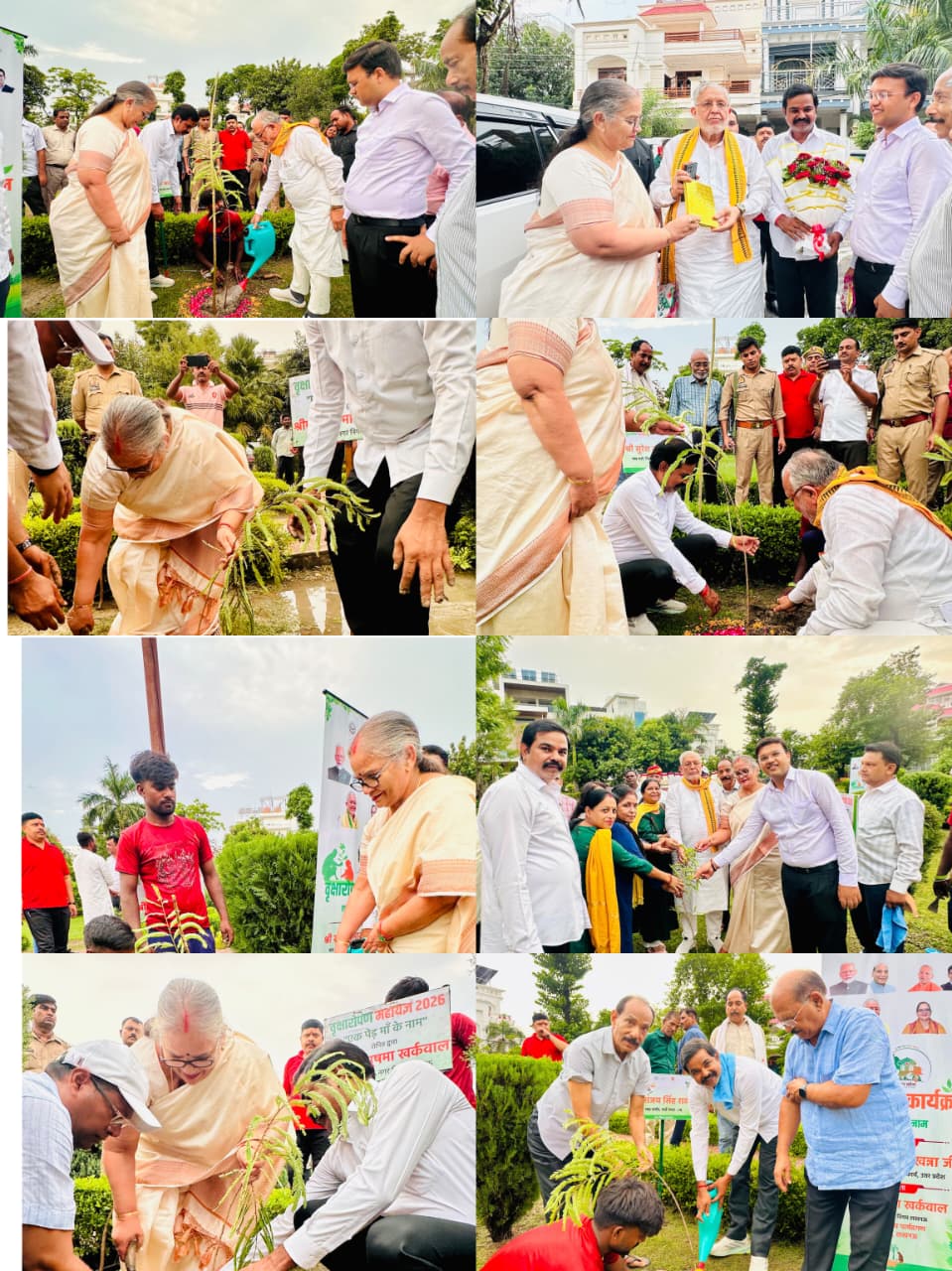 प्रभारी मंत्री सुरेश खन्ना और महापौर सुषमा.jpeg